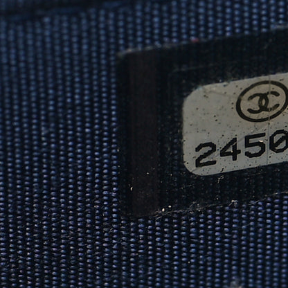 Chanel Caviar Quilted Golden Class Wallet On Chain WOC Navy 8 of 12