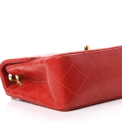Chanel Lambskin Quilted Mini Square Flap Red 6 of 11