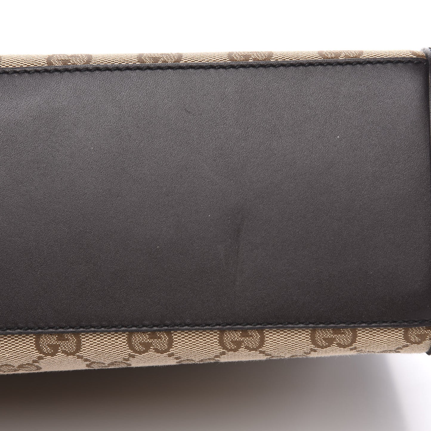Monogram Margaux Calfskin Large Emily Chain Shoulder Bag Beige Ebony Cocoa