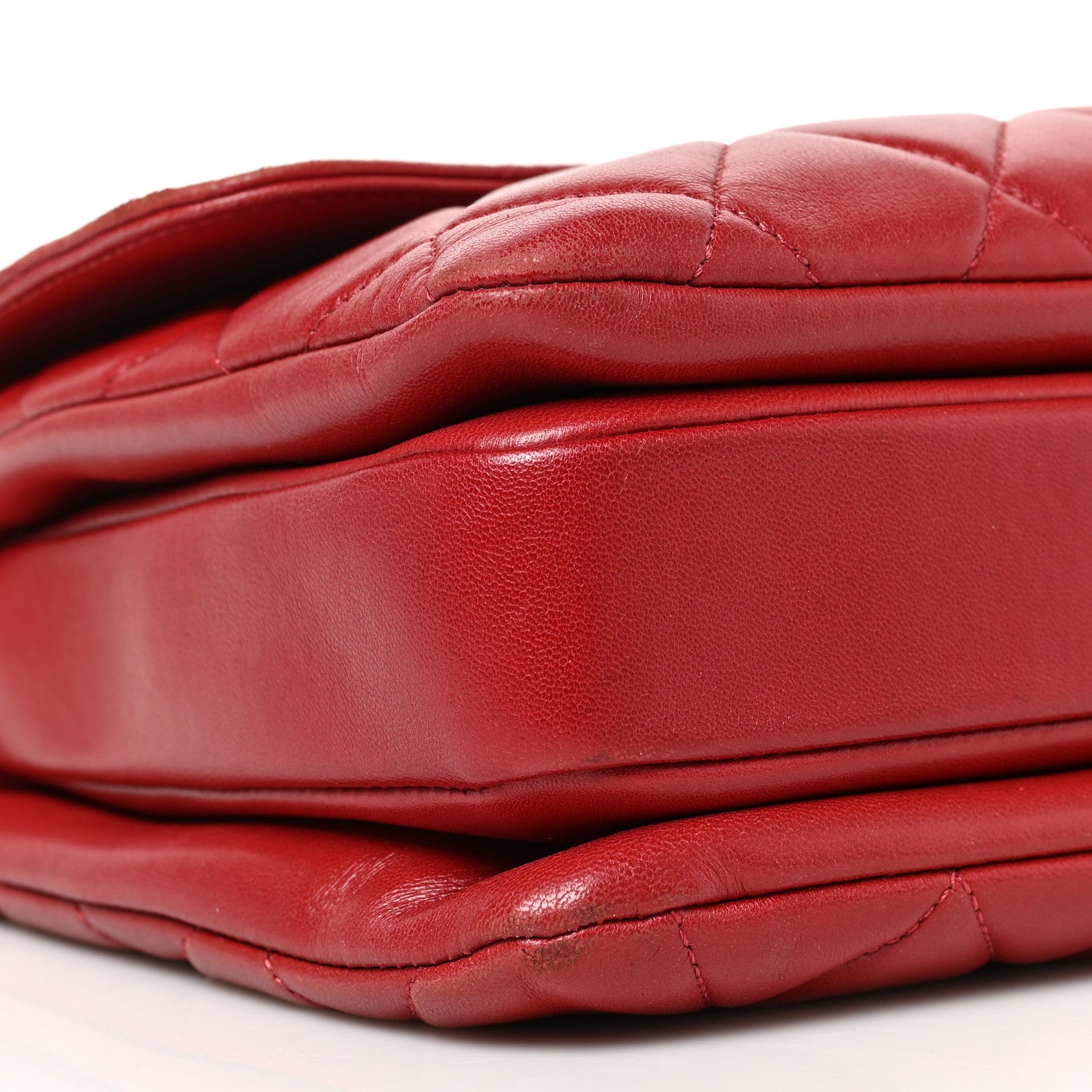 Chanel Lambskin Quilted Medium Trendy CC Flap Dual Handle Bag Red 8 of 11
