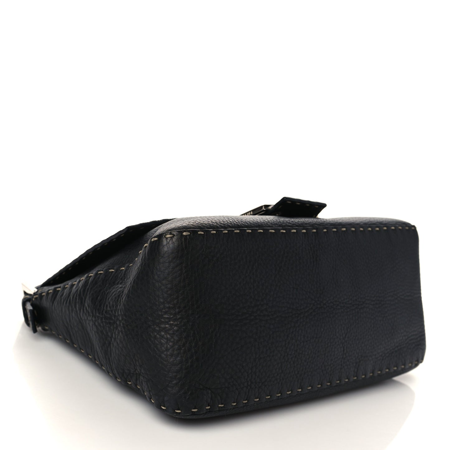 Calfskin Romano Selleria Forever Mama Baguette Black