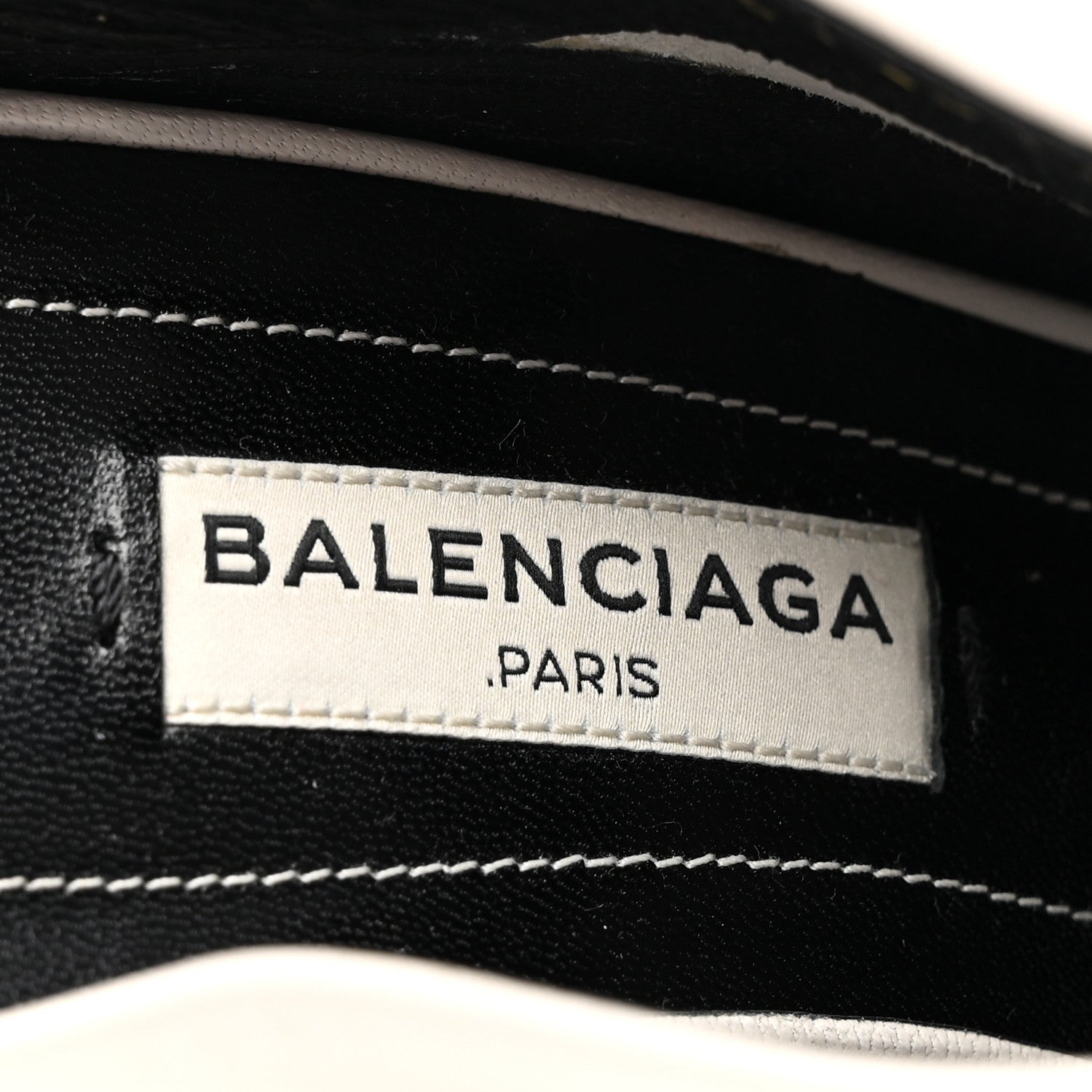 Balenciaga Smooth Nappa Opaque Wedge Sandals 37 White 7 of 30