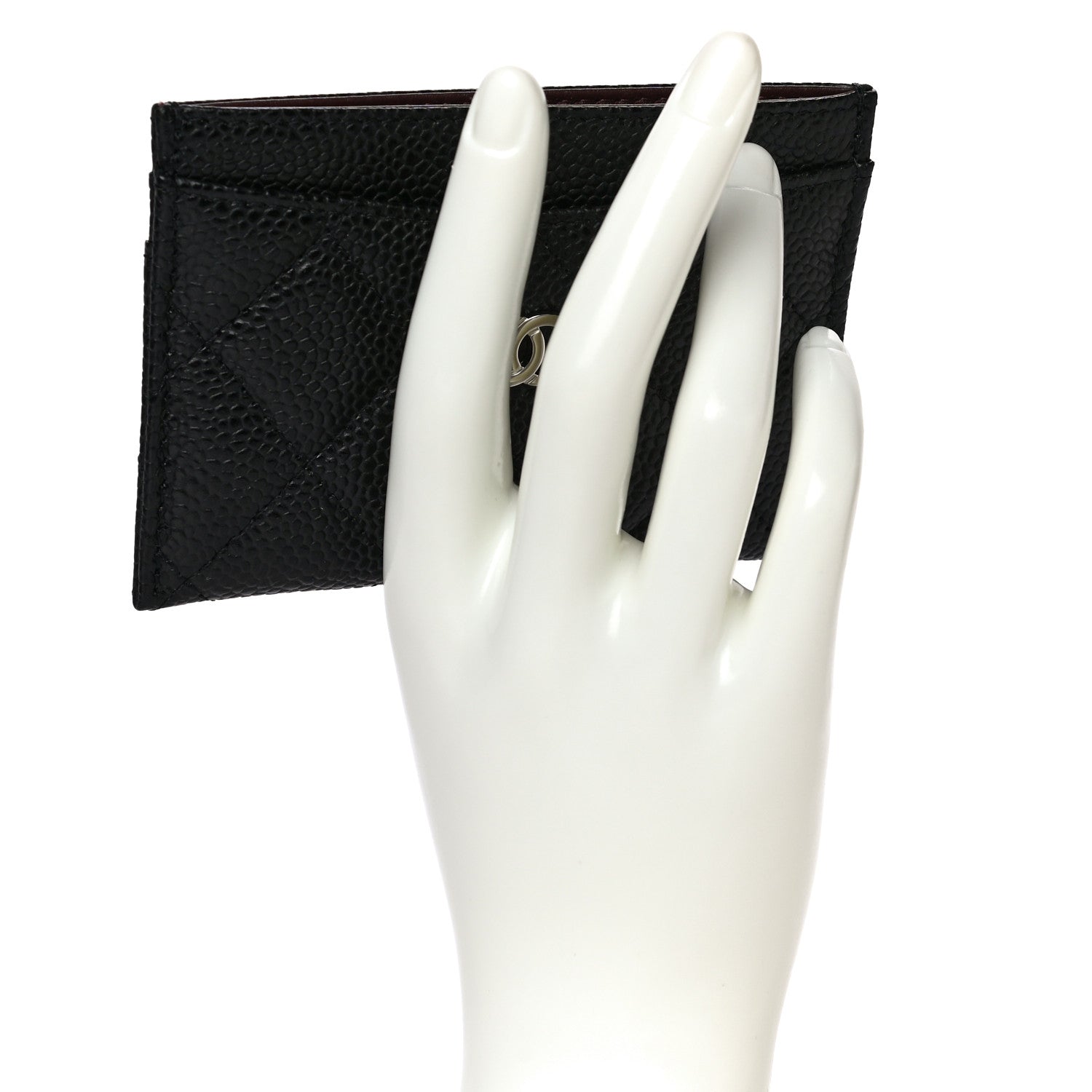 Chanel Caviar Quilted Card Holder Black 2 of 12