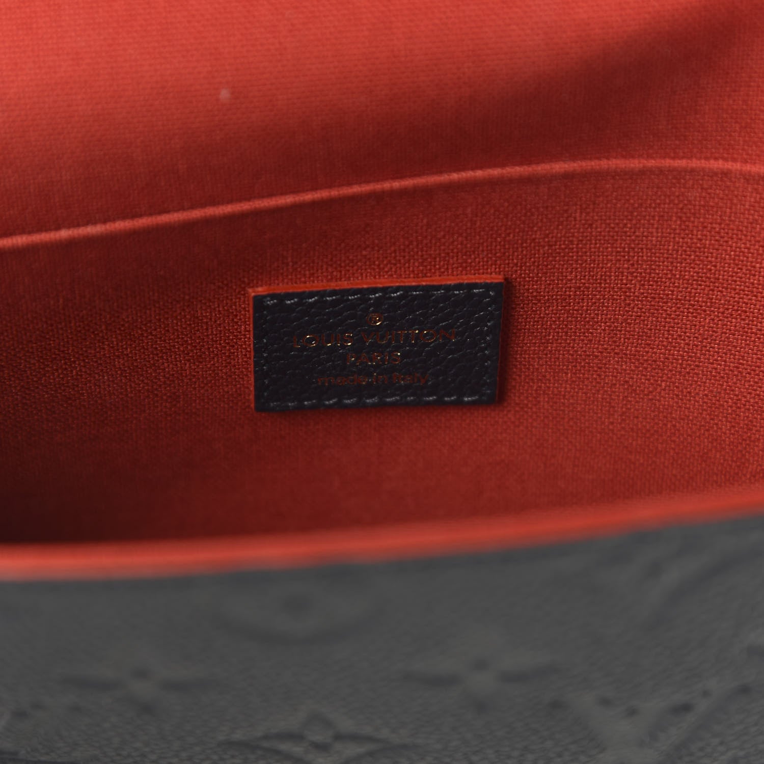 Louis Vuitton Empreinte Pochette Felicie Chain Wallet Marine Rouge 8 of 10