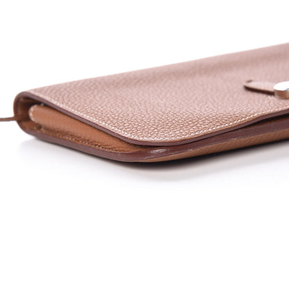 Hermes Togo Dogon Duo Wallet Gold 10 of 14