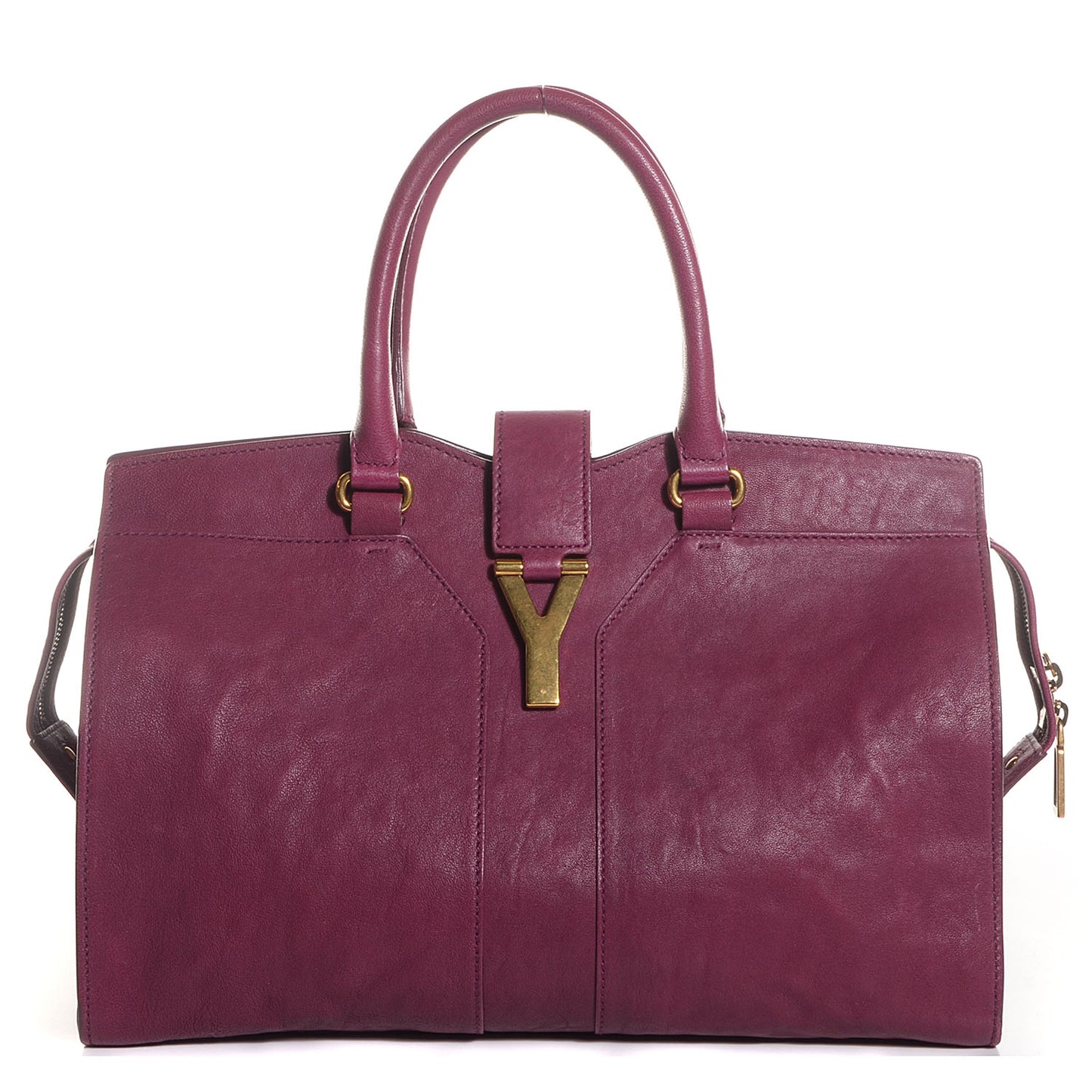 Sheepskin Medium Cabas ChYc Black Cherry