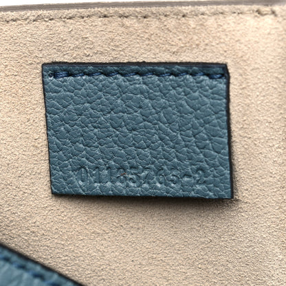 Chloe Grained Lambskin Mini Drew Shoulder Bag Cloudy Blue 6 of 9