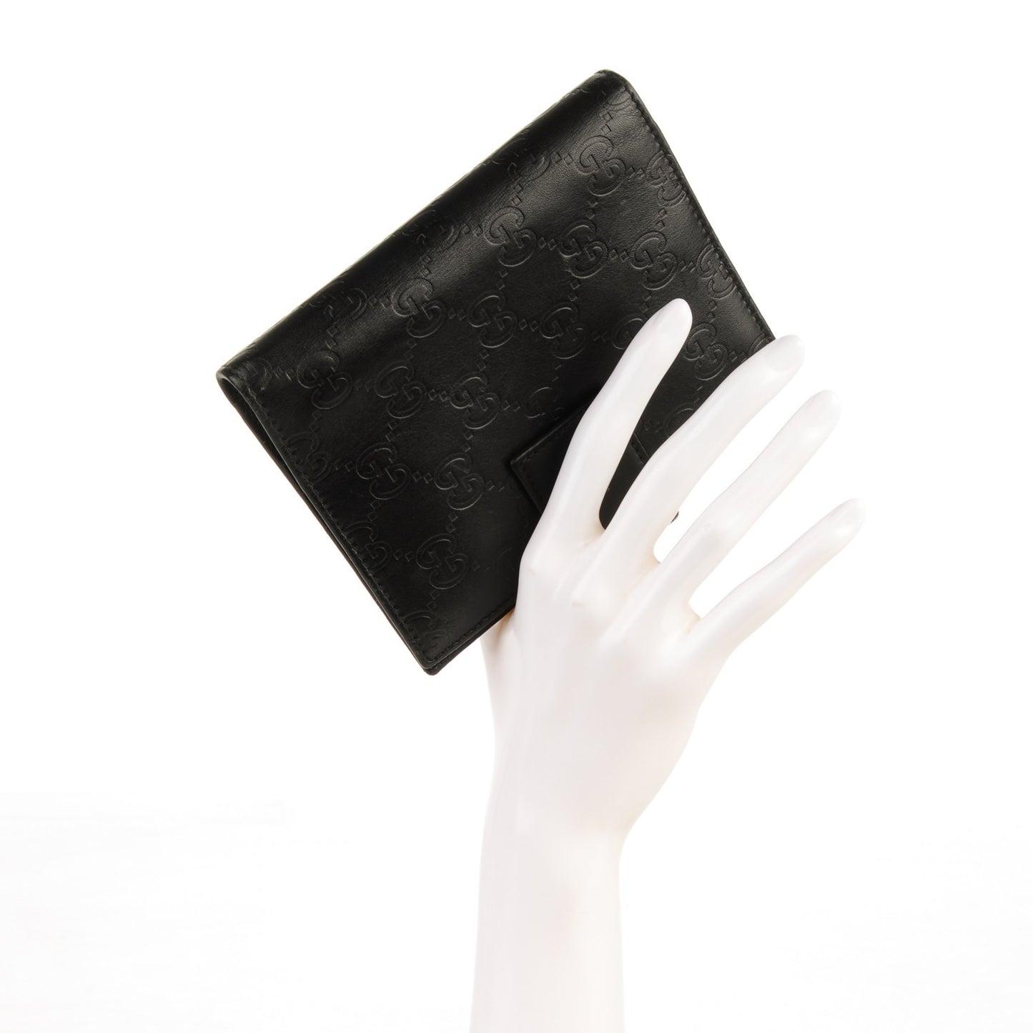 Guccissima Small Ring Agenda Black