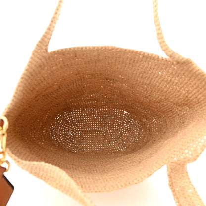 Loewe Raffia Mini Slit Tote Bag Natural Tan 5 of 8