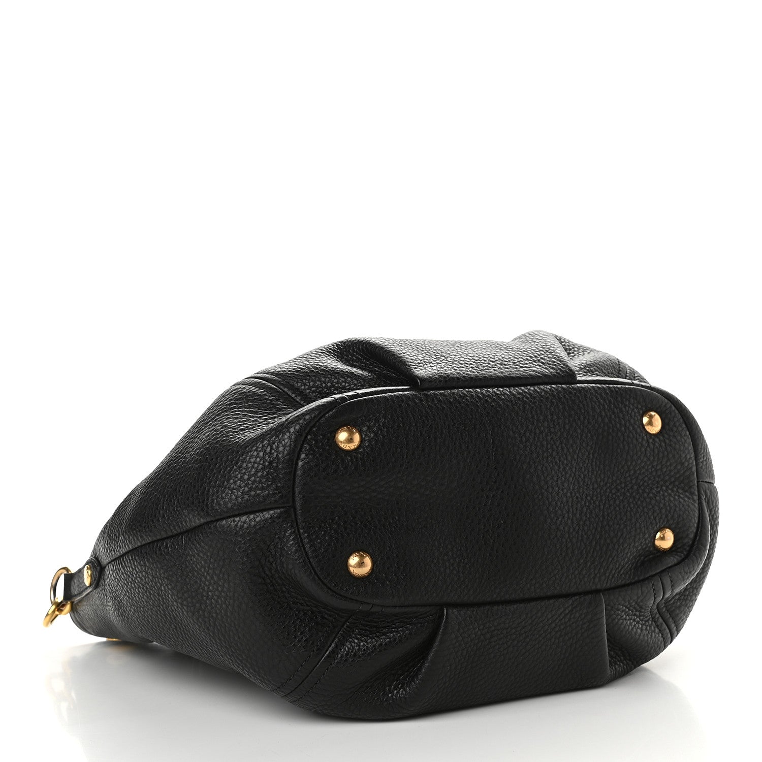 Prada Vitello Daino Tote Black 4 of 10