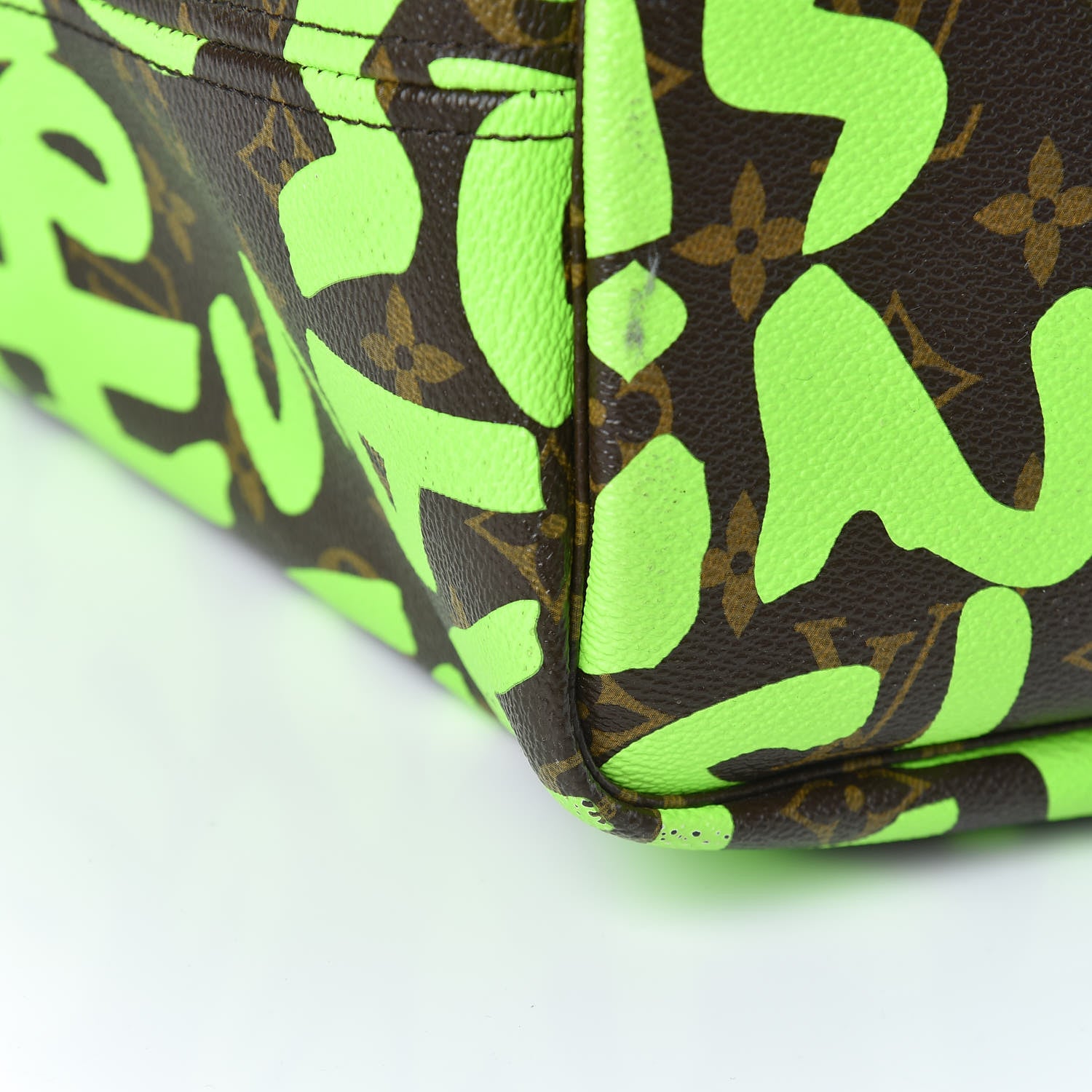 Louis Vuitton Monogram Graffiti Neverfull GM Green 18 of 20