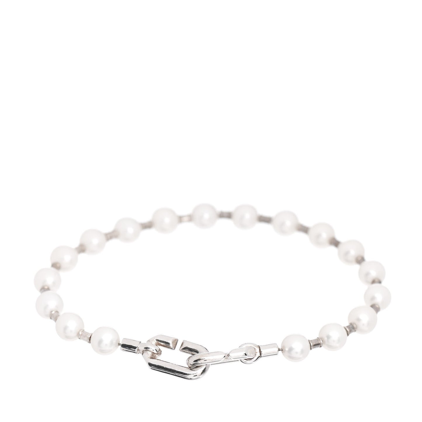 Sterling Silver Pearl 7-8mm HardWear Bracelet