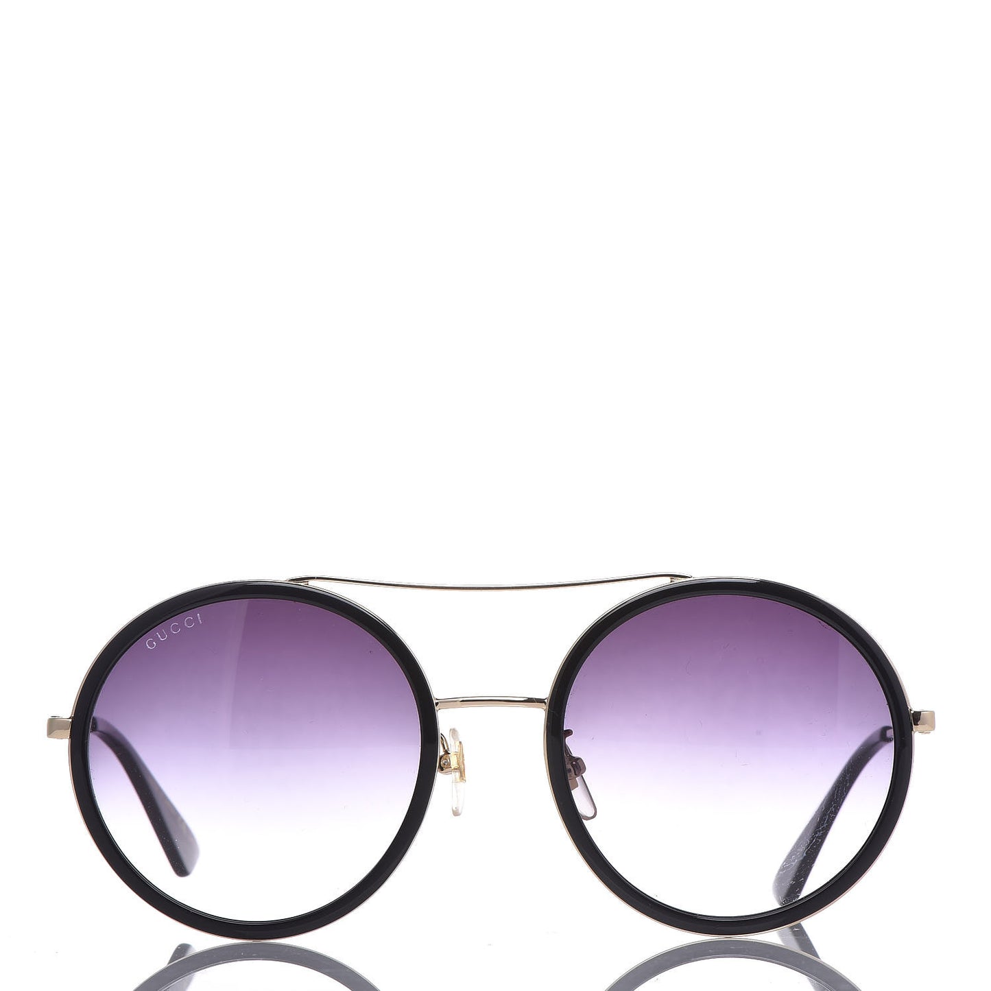 Round Frame Sunglasses GG0061S Black