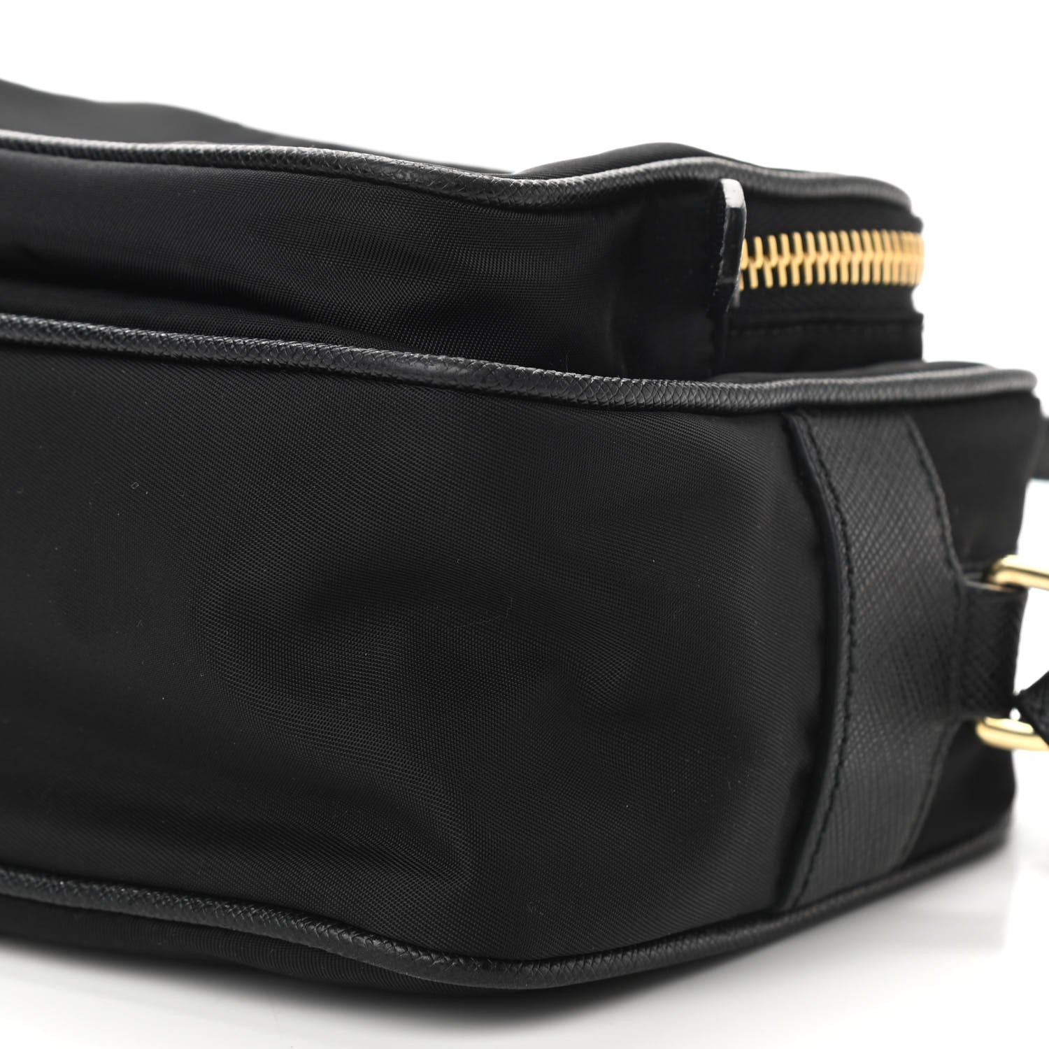 Prada Nylon Saffiano Double Zip Camera Bag Black 9 of 9