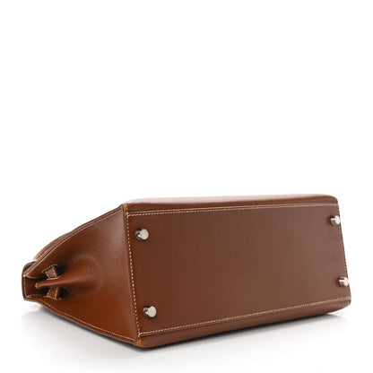 Hermes Courchevel Kelly Sellier 28 Gold 4 of 14