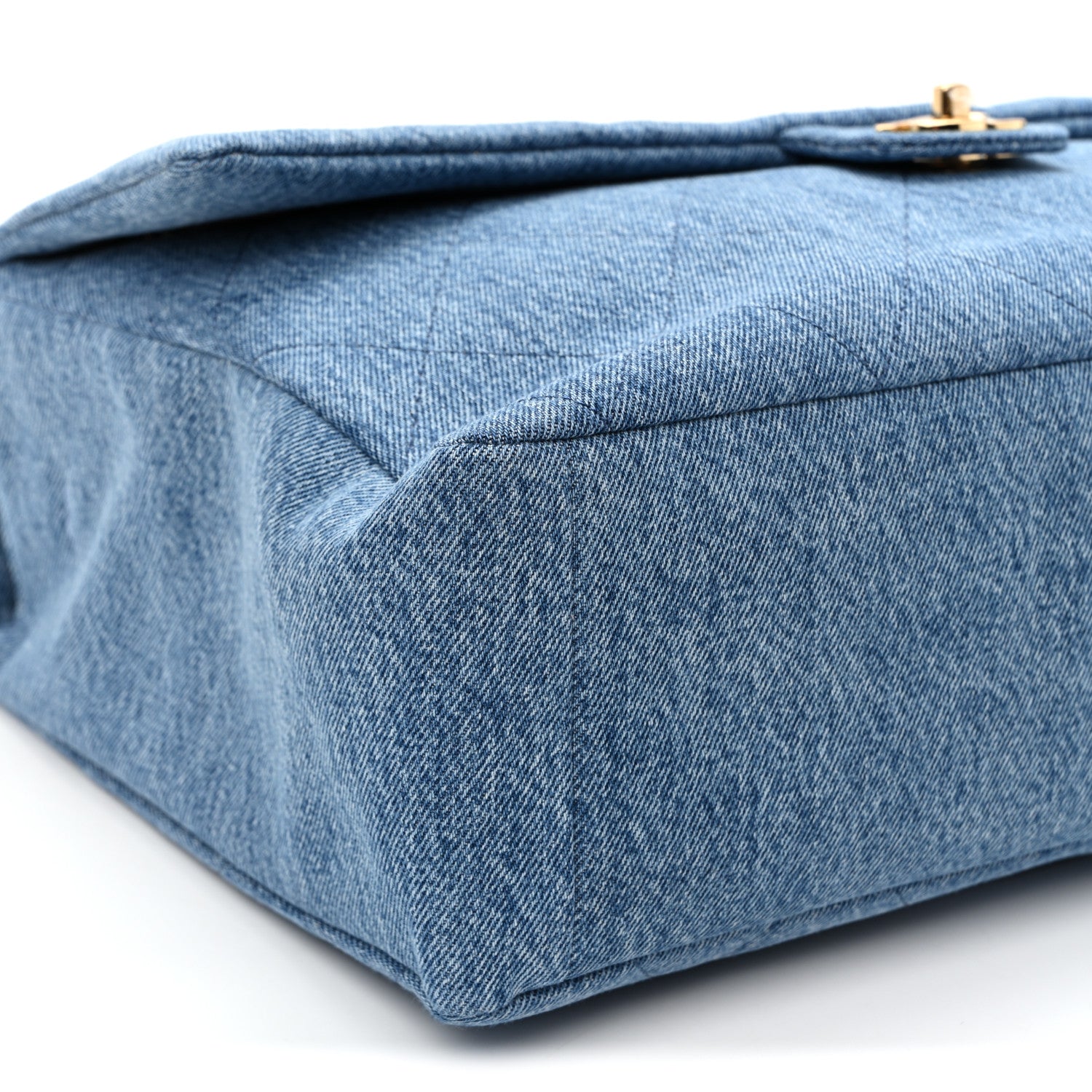 Chanel Denim Souplissimo Maxi Flap Blue 9 of 11