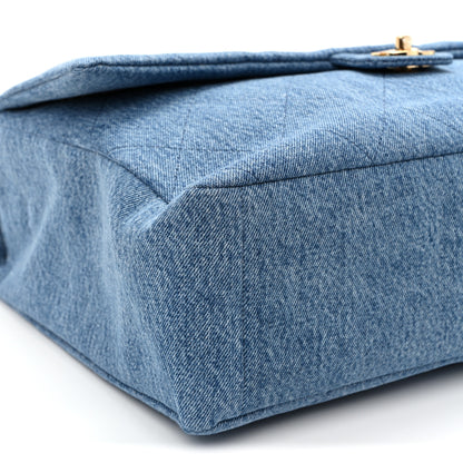 Chanel Denim Souplissimo Maxi Flap Blue 9 of 11