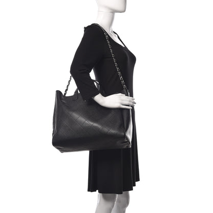 Chanel Caviar Stitched Large Shopping Tote Black 2 of 10