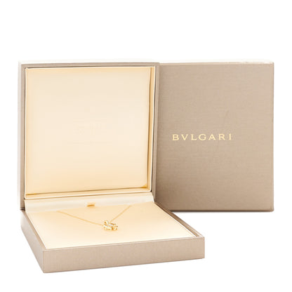 Bulgari 18K Rose Gold Diamond Fiorever Pendant Necklace 6 of 6