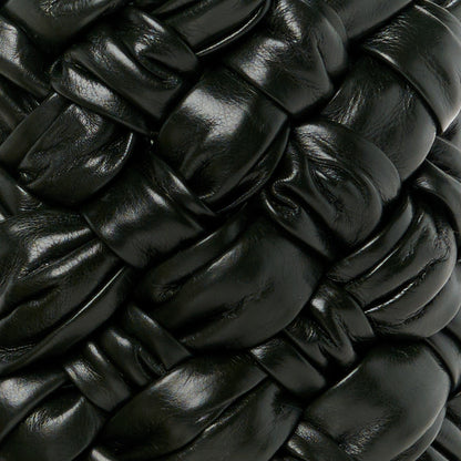 Bottega Veneta Calfskin Intrecciato Kalimero Bucket Bag Dark Green 9 of 11