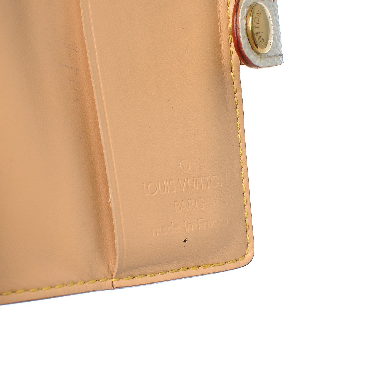 Louis Vuitton Monogram Multicolor Carnet de Bal Mini Agenda Cover White 5 of 6
