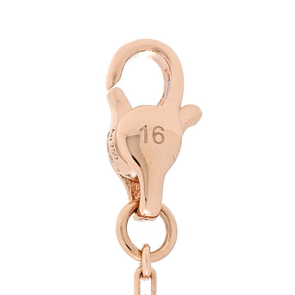 Gucci 18K Rose Gold Diamond GG Running Bracelet 5 of 6