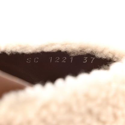 Louis Vuitton Shearling Paseo Flat Comfort Mule 37 Brown 8 of 10