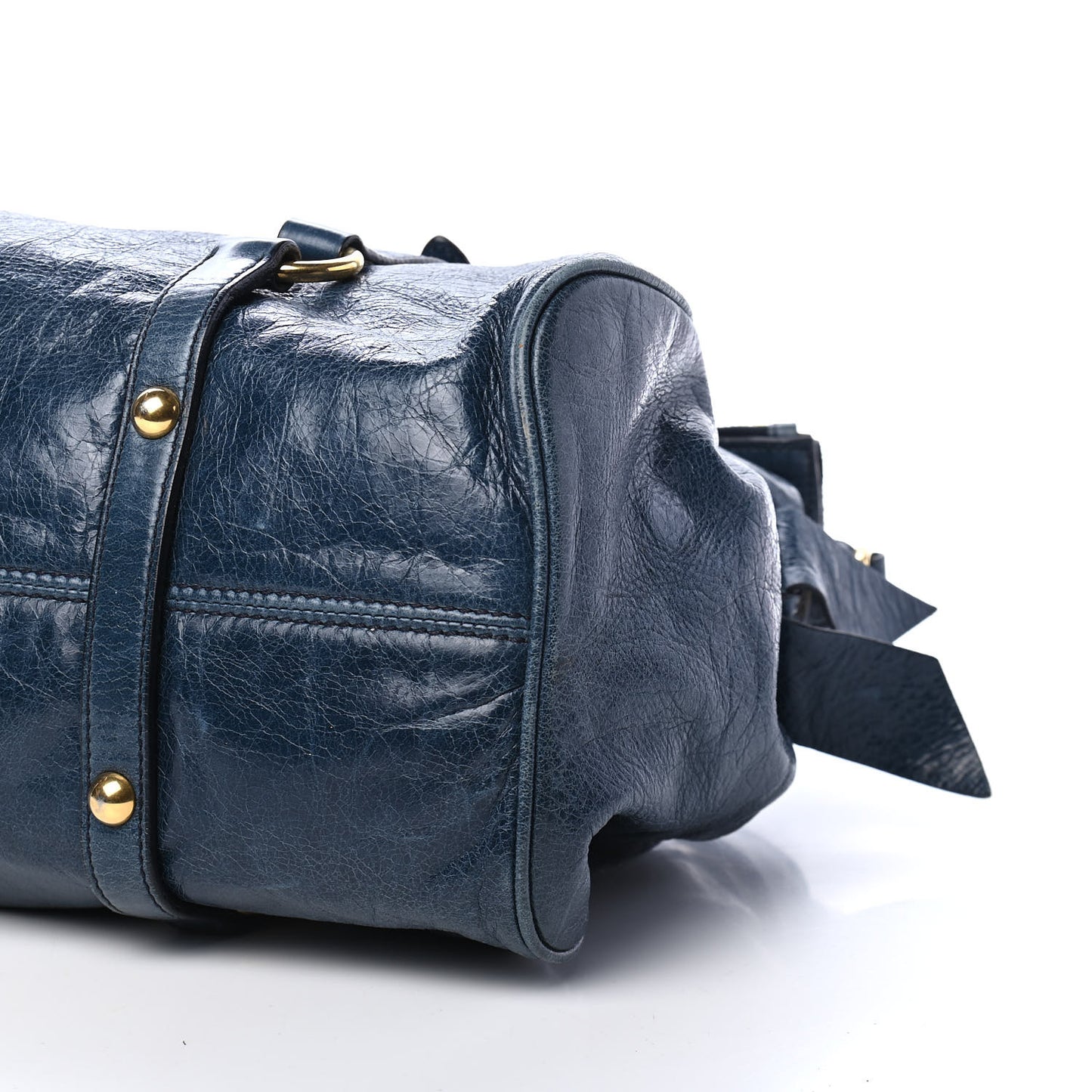 Vitello Lux Medium Bow Bag Bleuette