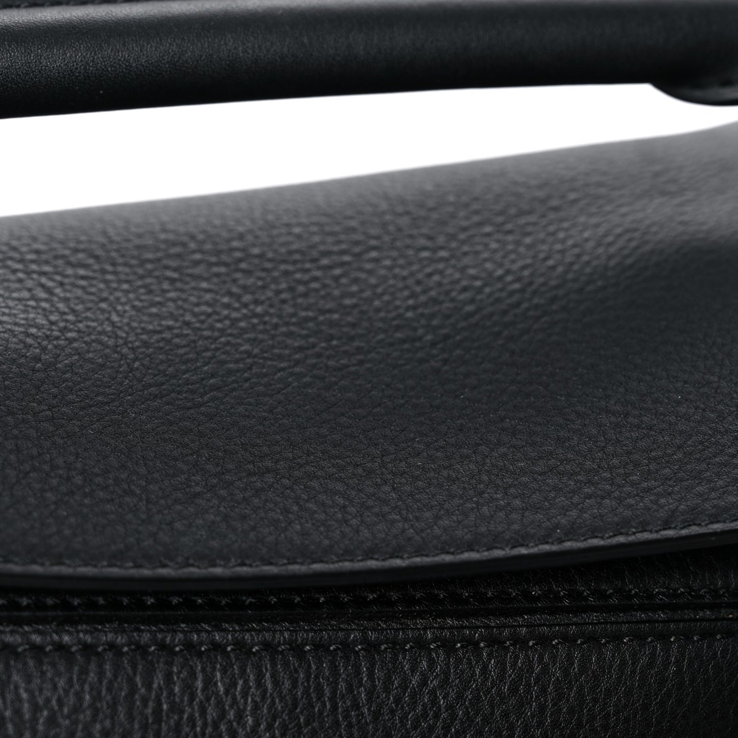 Calfskin Small Puzzle Bag Black