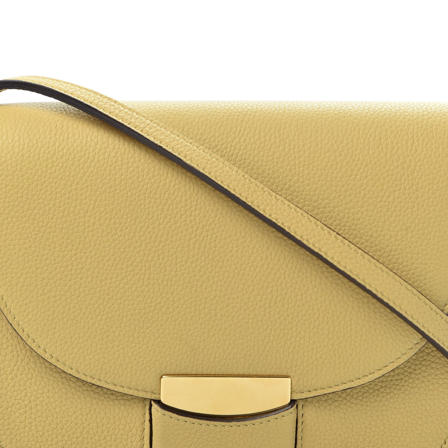 Baby Grained Calfskin Small Trotteur Vanilla