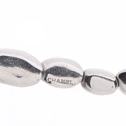 Chanel Sterling Silver Pebble Necklace 4 of 6