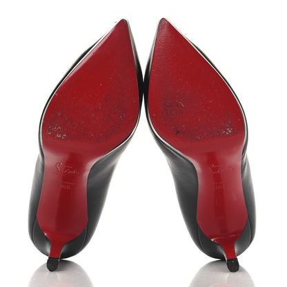 Christian Louboutin Shiny Nappa Pigalle Plato 100 Pumps 36.5 Black 6 of 9