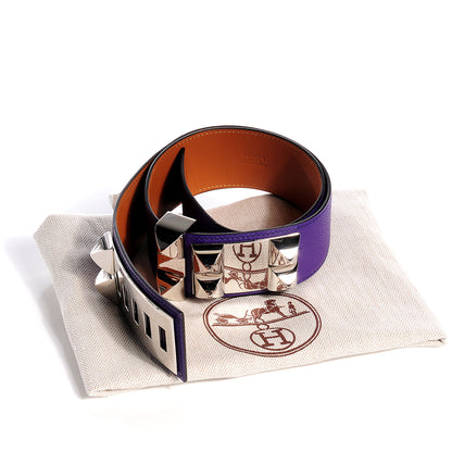 Hermes Epsom Collier De Chien Belt Crocus 4 of 6
