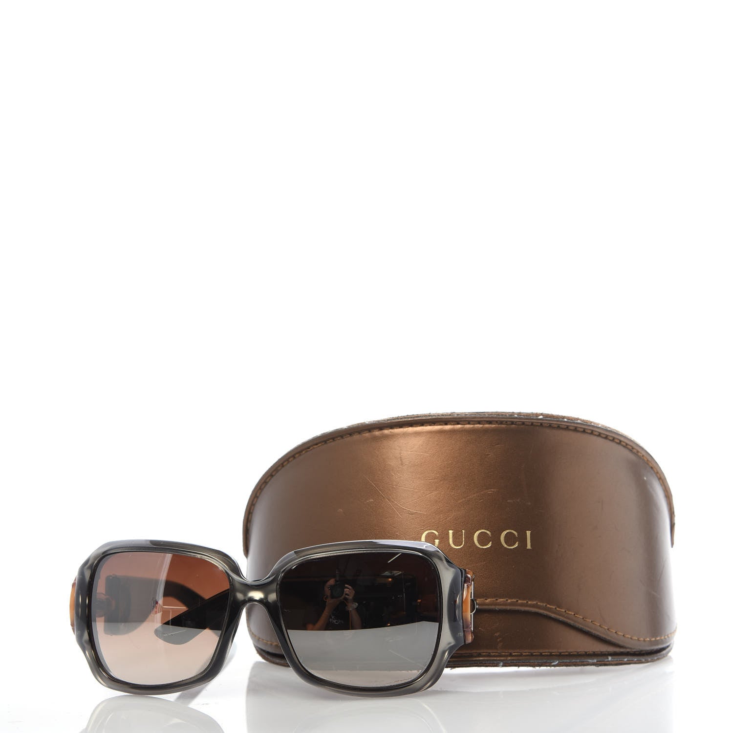 Gucci Bamboo Horsebit Sunglasses GG2969/S Grey 7 of 7
