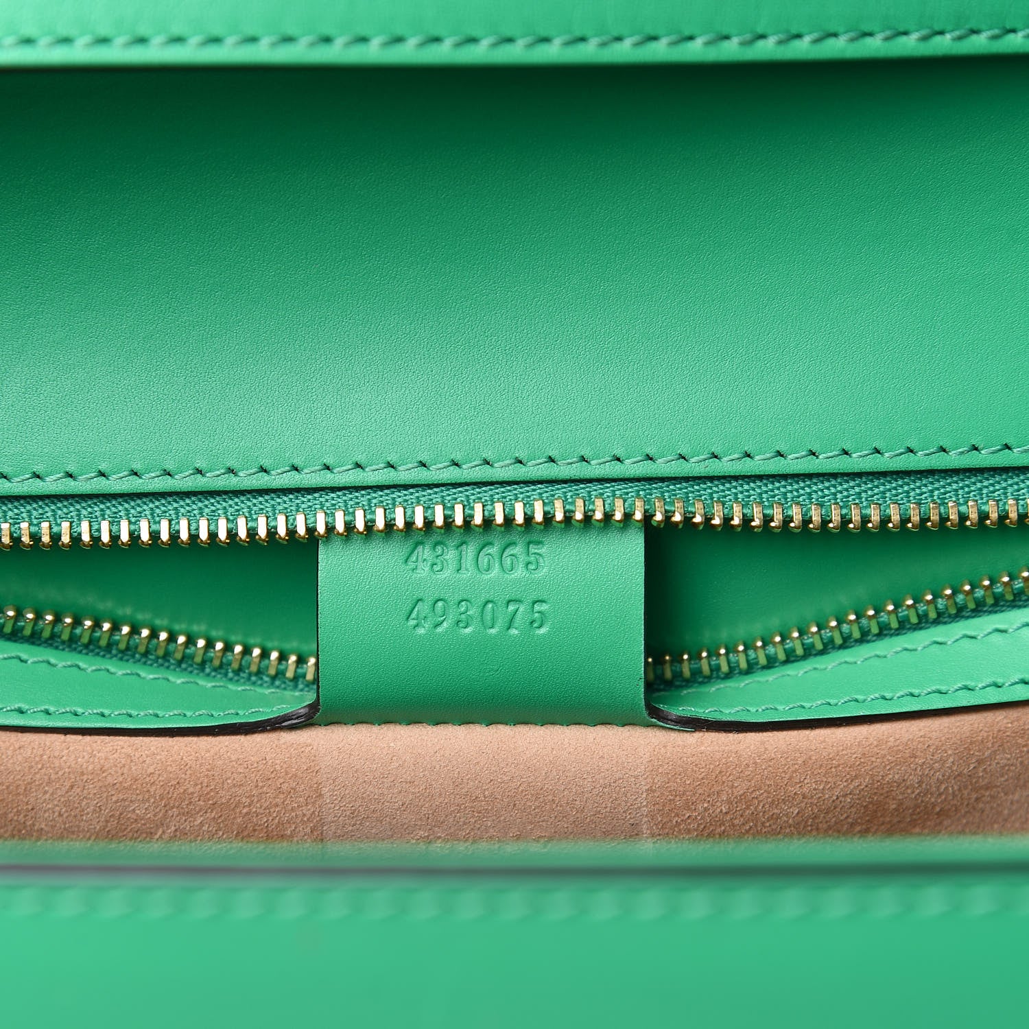 Gucci Vitello Fontanella Web Medium Sylvie Top Handle Bag Synthetic Green Garden 7 of 8