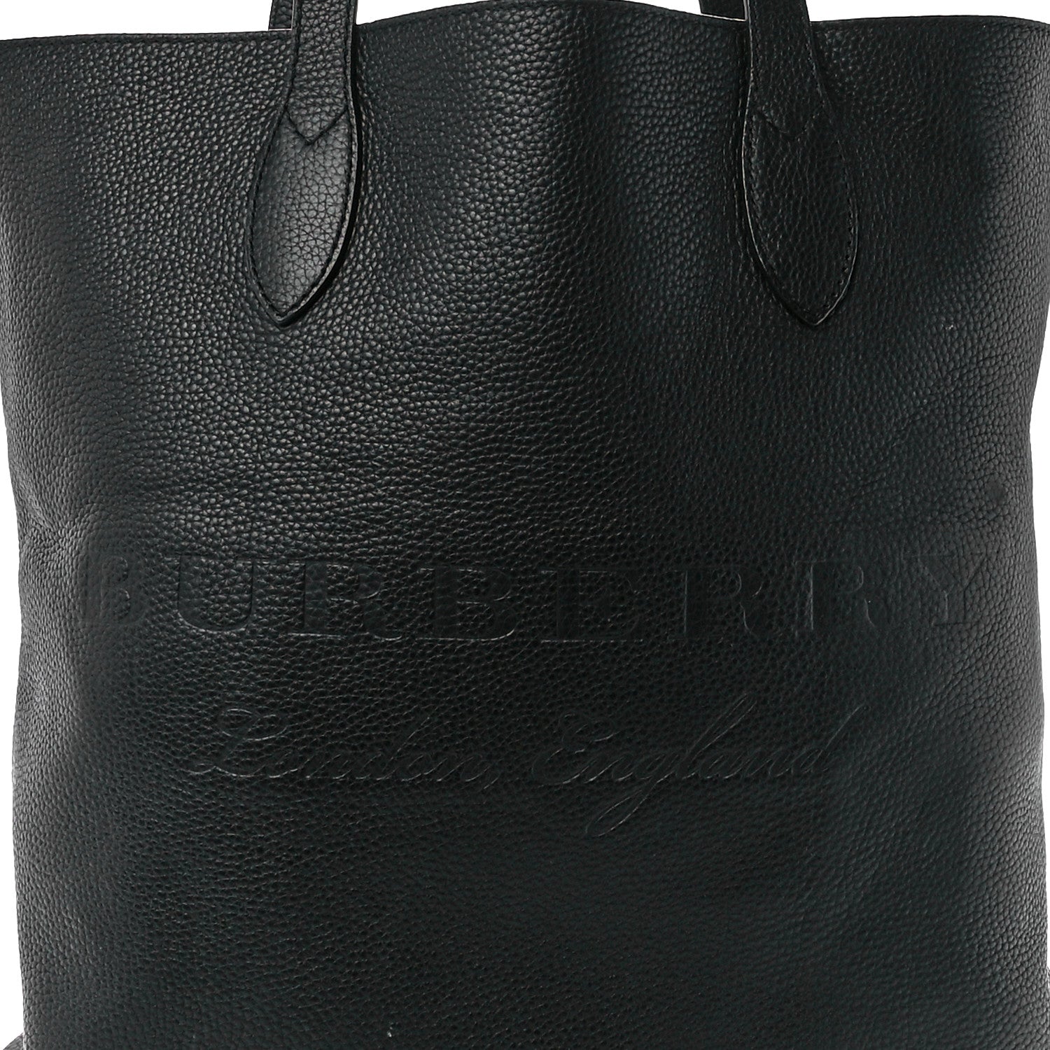 Burberry Grainy Calfskin Remington Tote Black 11 of 14