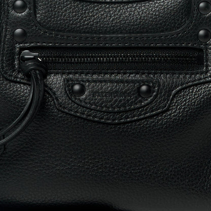 Balenciaga Grained Calfskin Neo Classic Black Hardware Mini City Black 8 of 10