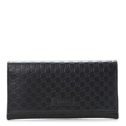 Gucci Soft Microguccissima Continental Wallet Black 1 of 9