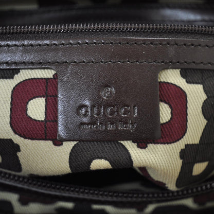 Gucci Guccissima Large Punch Tote Chocolate Brown 8 of 10
