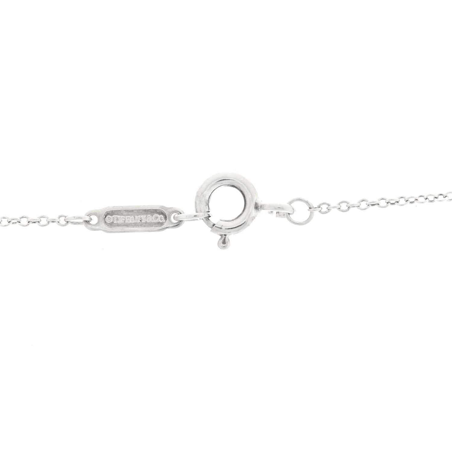 Tiffany Sterling Silver Enamel Medium Return To Tiffany Heart Pendant Ne 5 of 5