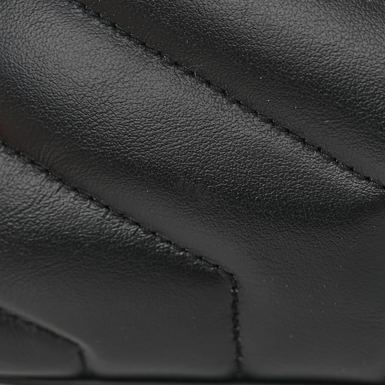 Saint Laurent Calfskin Y Quilted Monogram Monochrome Medium Loulou Chain Satchel Black 11 of 11