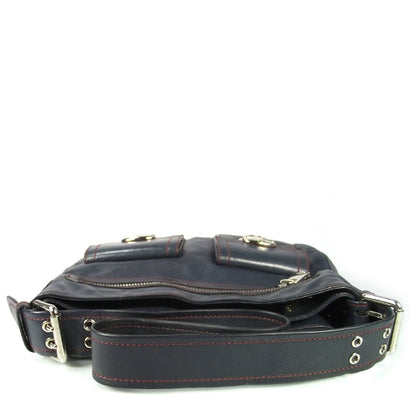 Marc Jacobs Leather Sophia Hobo Navy 5 of 8