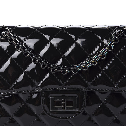 Chanel Patent Calfskin Quilted 2.55 Reissue Mini Flap Black 10 of 11