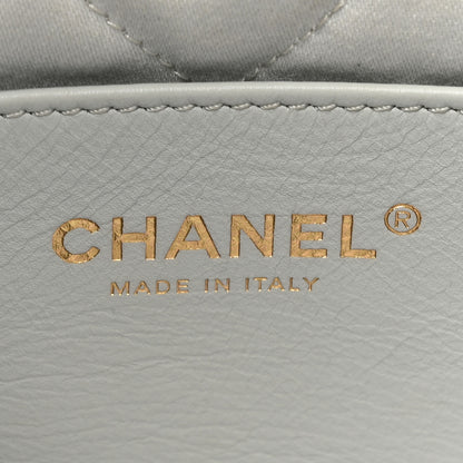 Chanel Shiny Calfskin Quilted Mini Chanel 22 Light Blue 6 of 10