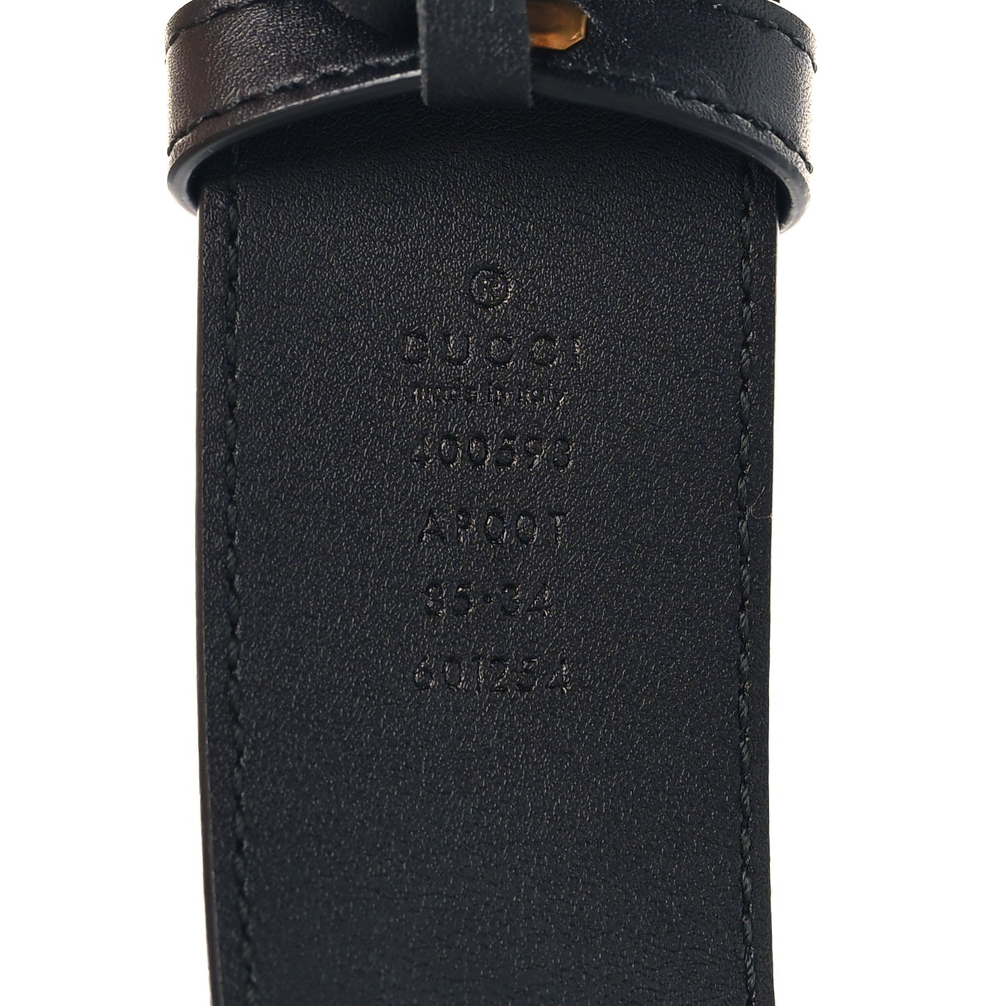Calfskin Double G 40mm Belt 85 34 Black