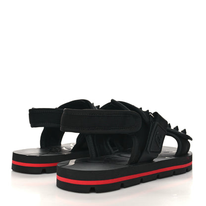 Christian Louboutin Neoprene Mens Siwa Flat Sandal 41 Black 4 of 7