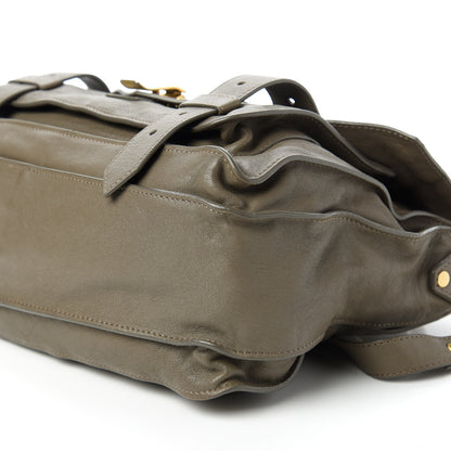 Proenza Schouler Lambskin PS1 Satchel Dark Olive 7 of 13