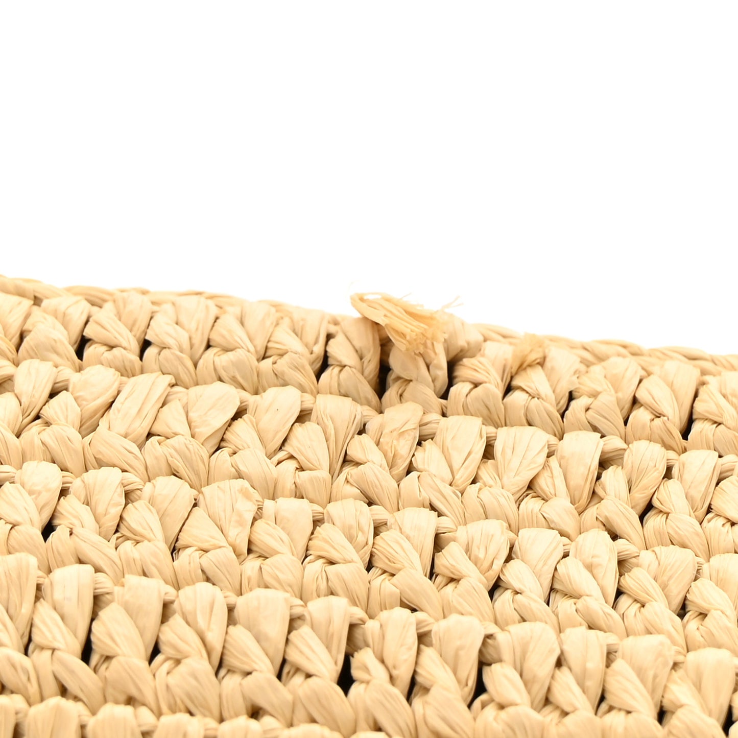 Raffia Monogram Hobo Naturale