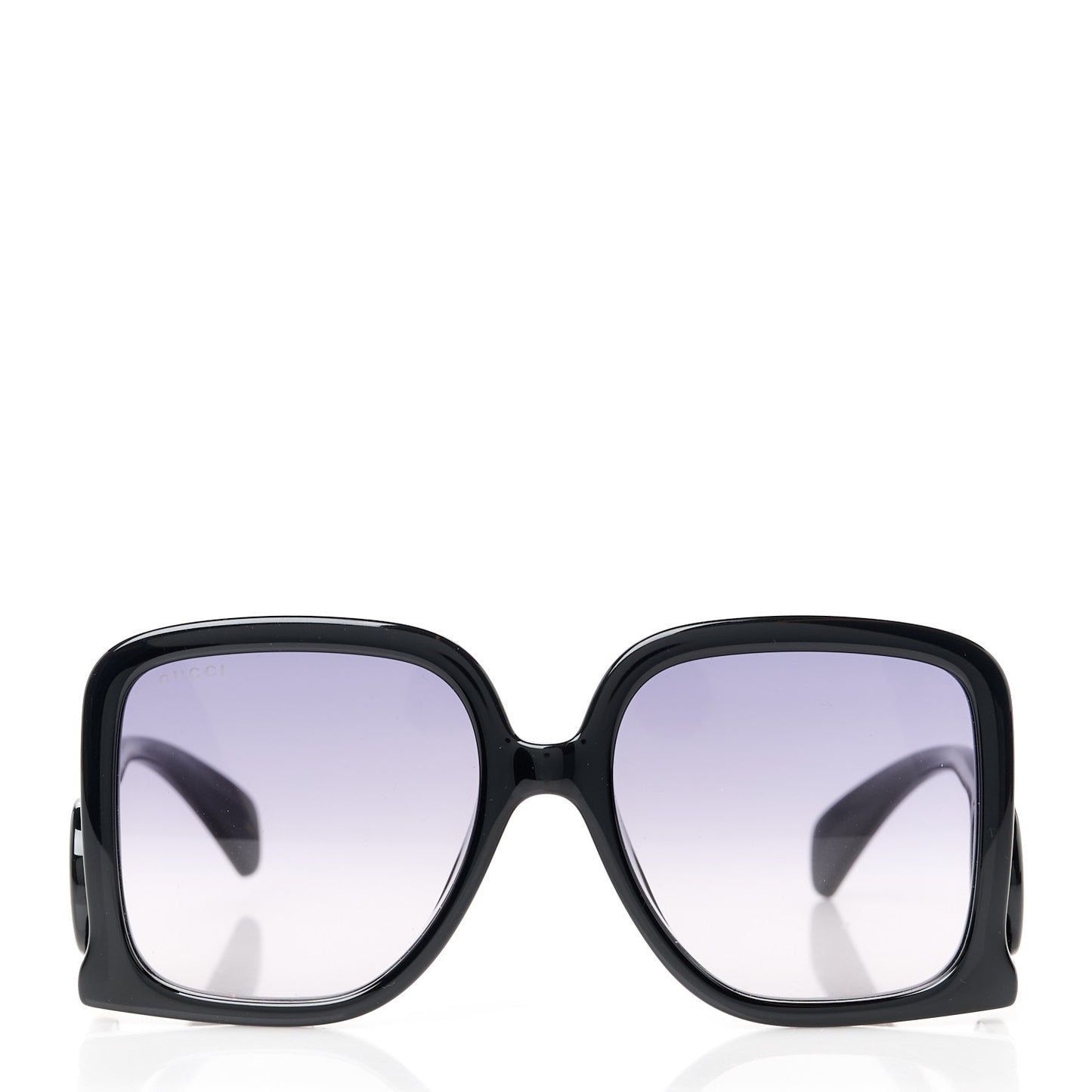 Acetate Rectangle Frame Sunglasses GG1326S Black
