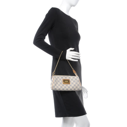 Louis Vuitton Damier Azur Eva Clutch 2 of 10